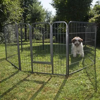 £129.99 • Buy Heavy Duty Sturdy Metal Run For Small Pet & Puppies 8 Sided / Rabbit Guinea Pig
