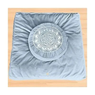 Florensi Meditation Cushion & Zabuton Meditation Mat Bundle- Velvet Meditatio... • $131.31