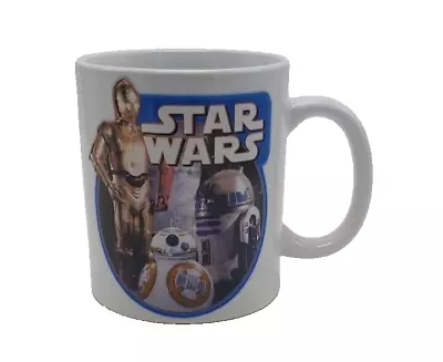 VTG Star Wars  The Force Awakens  R2-D2 & C-3PO Coffee Mug Vandor LLC White • $14.95