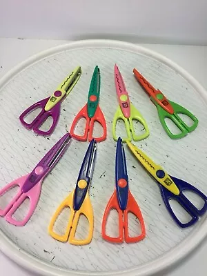 Decorative Edge Scissors Bycin Craft Scrapbooking Lot Of 8 • $9.99