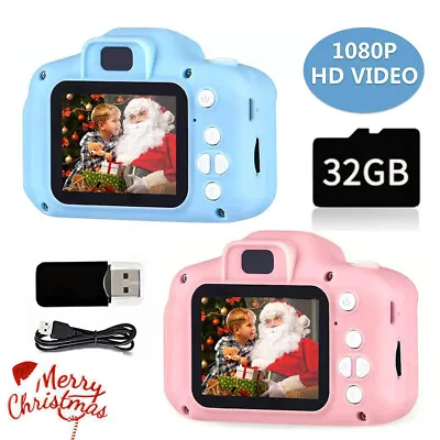£12.89 • Buy Children Kids Gift LCD Camera For Mini Toy Digital Children Camera 1080P HD Xmas