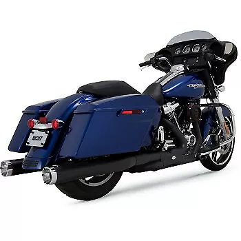 VANCE & HINES  1801-1175 46780 Monster Round Slip-On Muffler  For FL - Black • $799.99