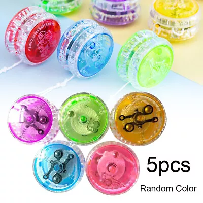 5Pcs LED Luminous Light Up Yo-Yo Ball Kids Fun Toy Speed Ball High Performance • $12.39