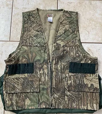 Sports Afield Mens Hunting Vest Camoflage Realtree Zipper Sz Medium • $12