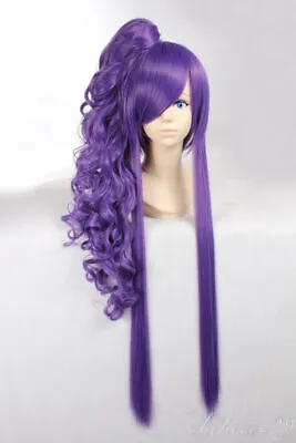 $44.83 • Buy Camui Gakupo Gackpoid Long Cosply One Ponytail Full Wigs Stretchy Social