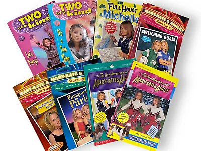 Lot Of 8 Books The New Adventures Of Mary-Kate & Ashley Two Of A Kind Full House • $12