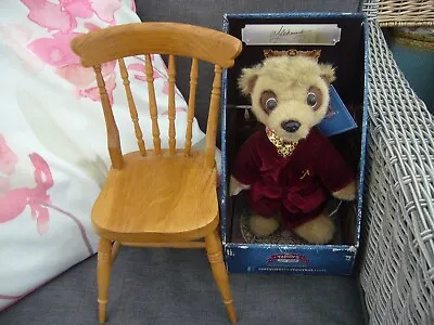 Yakov's Toy Shop Large Meercat In Box Aleksandra And Wooden Chair • £13