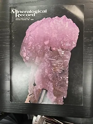 Mineralogical Record Volume 12 #6 • $4.99