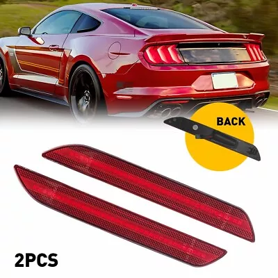 For Ford Mustang 2015-up New Replace Red Lens LED Rear Side Marker Lights Lamps • $20.99