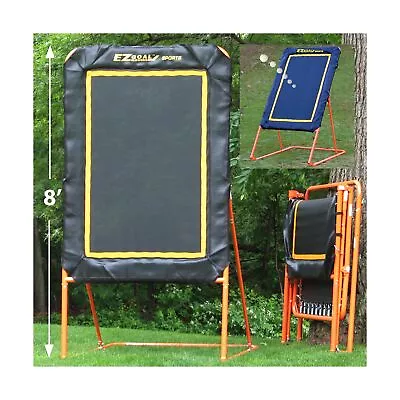 EZ Goal Professional Folding Lacrosse Throwback Rebounder 8 Feet • $309.60