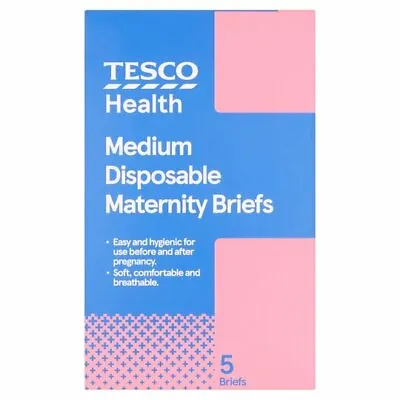 £6.99 • Buy TESCO 5 Maternity Disposable Briefs Medium 
