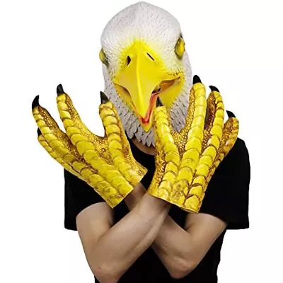 £23.98 • Buy 2023 Eagle Head Mask And Eagle Claws Set, Halloween Costume Party Bird Hawk Prop