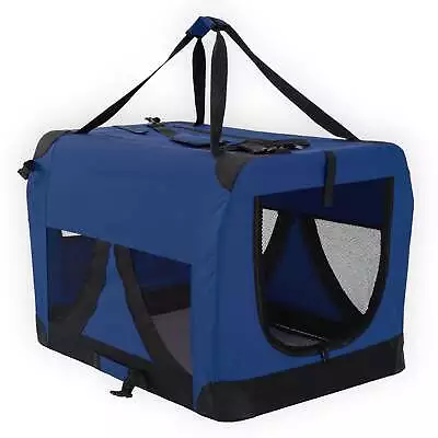 Paw Mate Blue Portable Soft Dog Cage Crate Carrier XXXL • $114.95