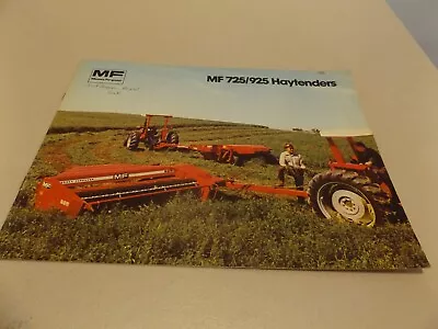 Massey Ferguson  725 / 925 Haytenders  Lit # 792ag  977 / 7.5-1 • $6