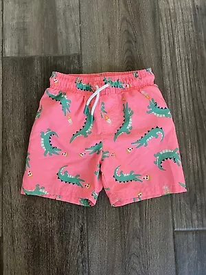 Cat & Jack Swimwear Boys Swim Shorts Crocodile Size 3T • $4.99