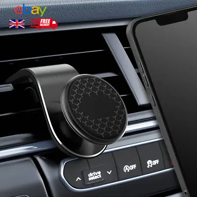 Magnetic Mobile Phone Holder Car Air Vent Mount Dashboard Universal Magnet 360 • £5.90