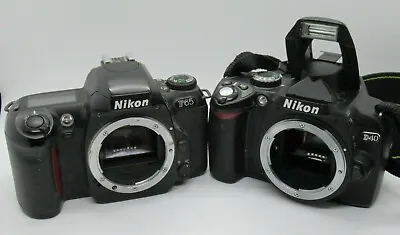 Lot Of 2 Nikon Camera Body 35mm Slr F65 & Digital Slr D40 6.1mp Untested • $59.99