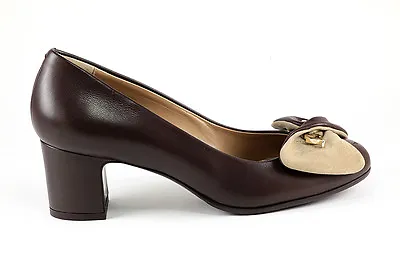  Marino Fabiani Leathe Italian Shoes New Brown 2  Heel Sizes 67  • $420.75