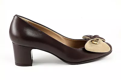  Marino Fabiani Leathe Italian Shoes New Brown 2  Heel Sizes 679 • $420.75