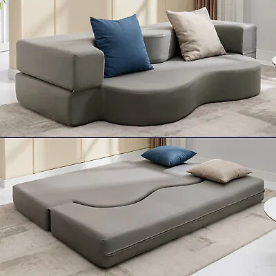 Full/Queen Size Convertible Futon Sofa BedFloor Sofa BedFoldable Sleeper Sofa • $269.99