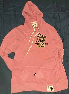 Roots Of Fight  - Macho Man Randy Savage Pink PO Hoody • $64.99