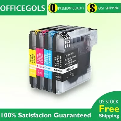 4 PK LC61 LC65 Ink Cartridge For Brother MFC-6890CDW MFC-790CW MFC-795CW & More • $7.69