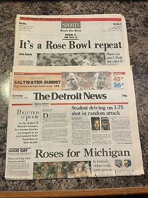 1989 Michigan Wolverines Football Newspaper.  Big Ten Champions. Ohio State Game • $49.99