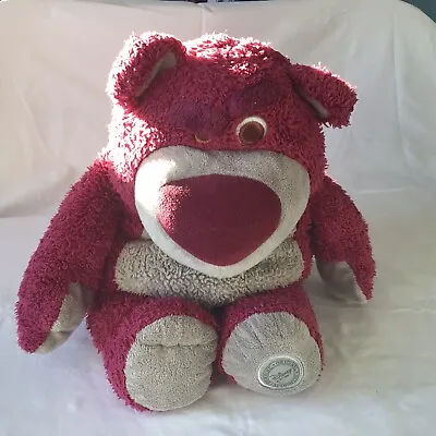 Disney Store Stamped Large 15” Toy Story Lotso Bear Strawberry Scented  Plush  • £6