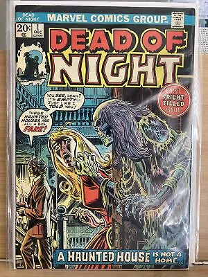 Dead Of Night #1 (Marvel 1973) John Romita Cover. HIGHer GRADE! • $59