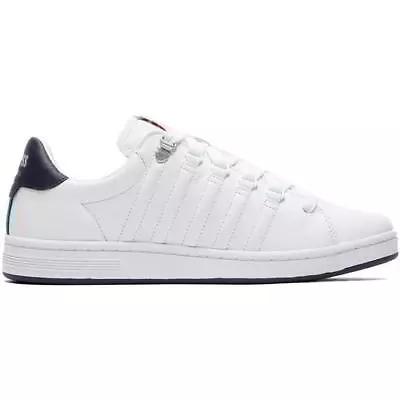 K-Swiss Lozan II Mens Lozan 2 Trainers Shoes White Blue Size 8-12 • £64.99