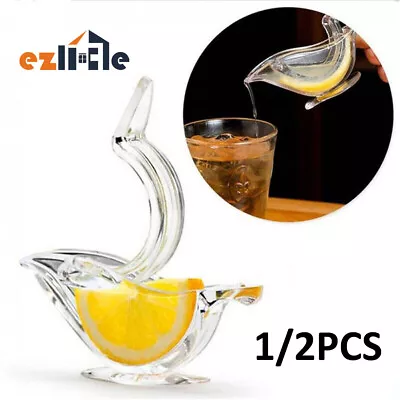 Hand Juicer Bird Lemon Wedge Squeezer Acrylic Kitchen Manual Lemon Slice Squee • $13.99