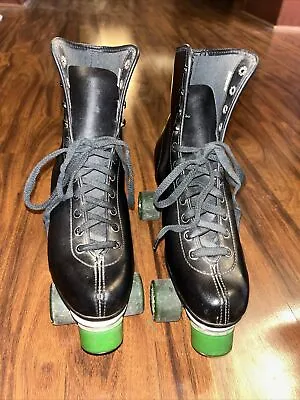 Vintage Roller Derby Urethane Rink Skates Black Size 9 • $90