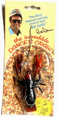 Bill Dance The Incredible Dance’s Craw Vintage Large 4.5  Crankbait Fishing Lure • $12.94