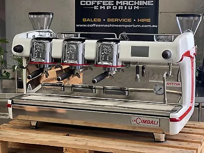 LaCimbali M100 Attiva 3 Group Coffeee Machine GTi HG Open Box - White • $13000