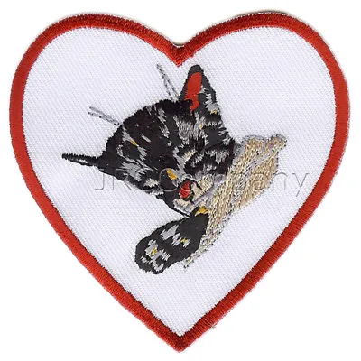 LARGE- Chessie Cat  Embroidered Patch • $25.63