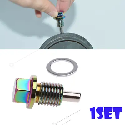 1x Universal M14x1.5 Car Engine Magnetic Oil Drain Plug Screw Nut Bolt Sump Nut • $5.40