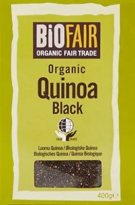£6.54 • Buy BioFAIR Organic Fair Trade Black Quinoa Grain 400g