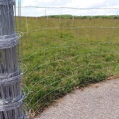 Stock Fencing M8/100/15 Sheep Pig Livestock Fence 50m Long 1m High Galvanised • £64.99