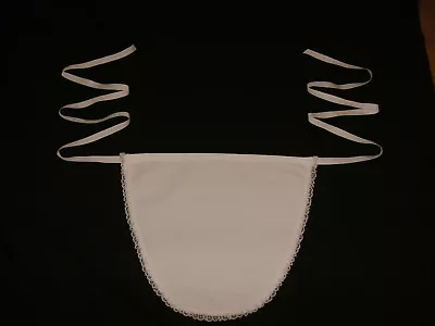 £4.25 • Buy VICTORIAN/EDWARDIAN WHITE WAIST APRON 50s RETRO PINNY - Adult, Child, Toddler