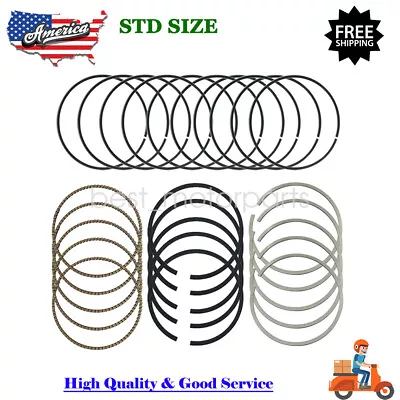 New Piston Rings STD For Volvo S40 S60 S80 C30 C70 XC90 2.4 2.5 L5 B5244S B5254T • $48.25