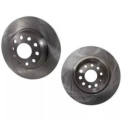 Rear Brake Disc Rotors For VW Sedan Volkswagen Jetta Passat Tiguan GTI Audi A3 • $59.45