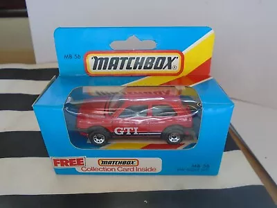 Matchbox 1-75 MB56 VW Golf GTI RARE VERSION MINT BOXED FACTORY SEALED NOS! RARE! • £9.99