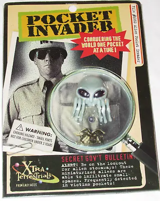 Vintage Xtra Terrestrials 'alien Pocket Invader'! File #4060! Easy Aces! Unused! • $49.99