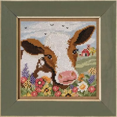 Spotted Cow - Mill Hill Buttons And Beads - Cross Stitch Kit • $17.99