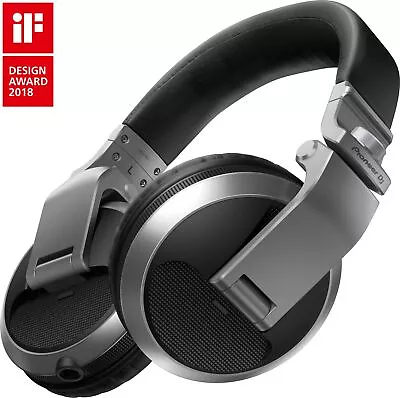 HDJ-X5-S Over Ear DJ Headphones Silver - Pioneer DJ • $99