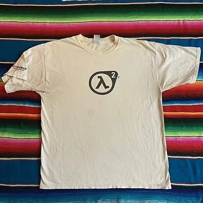 Half Life 2 Vintage Promo Shirt EB Games White Size XL • $89.99