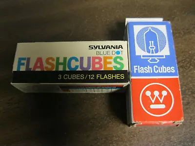 New Old Stock - Sylvania & Westinghouse Flashcubes - 6 Cubes • $5