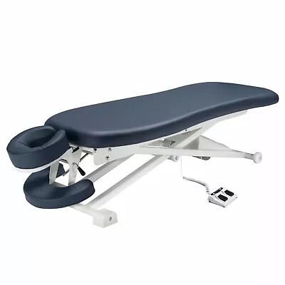 Master Massage 29” TheraMaster Flat Powerlift Electric Table In Royal Blue  • $1999.99