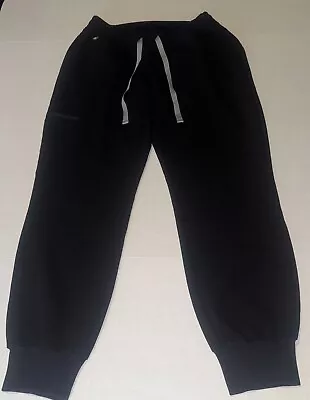 Figs Technical Collection Zamora Maternity Black Joggers Scrub Pants  Women's S • $25