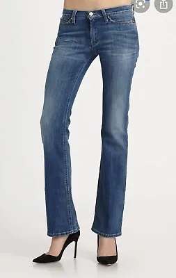 £25 • Buy Superb London M.I.H. MiH Subtle Bootcut Blue Jeans, Size 26